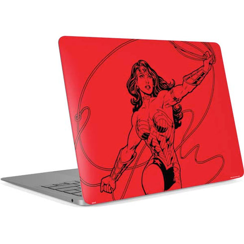 DC Comics Wonder Woman Comic Pop Apple MacBook Air Skin