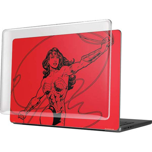 DC Comics Wonder Woman Comic Pop MacBook Pro 14in (2021-24) Case plus Skin