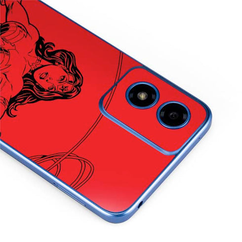 DC Comics Wonder Woman Comic Pop Moto G Play 4G (2024) Skin