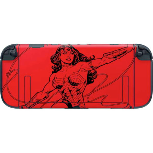 DC Comics Wonder Woman Comic Pop Nintendo Switch 2 (2025) with Joy-Con Skin