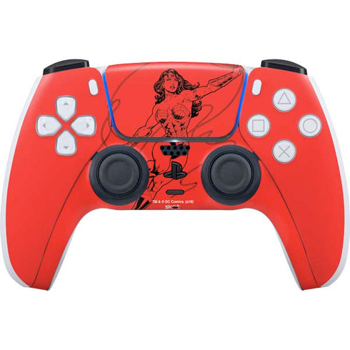 DC Comics Wonder Woman Comic Pop PlayStation PS5 Skins