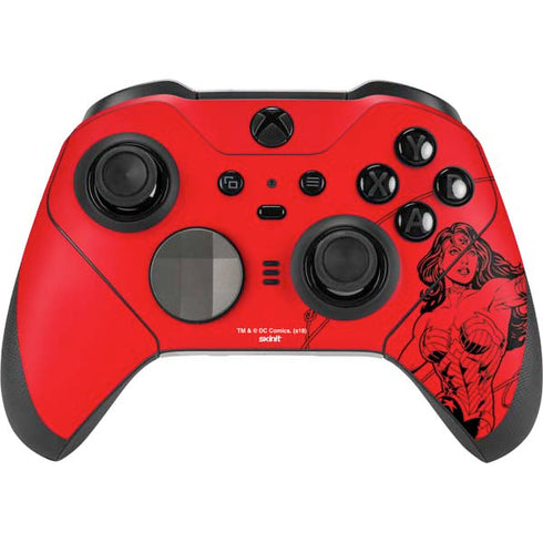 DC Comics Wonder Woman Comic Pop Xbox Elite Wireless Controller Series 2 Skin