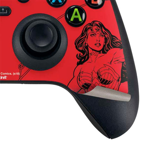DC Comics Wonder Woman Comic Pop Xbox Series X Controller Skin