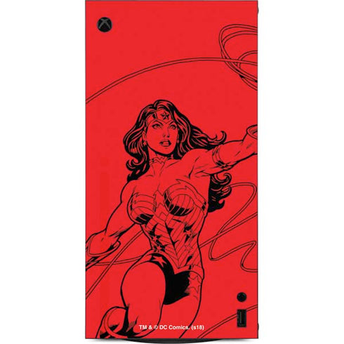 DC Comics Wonder Woman Comic Pop XBox Series X Digital Edition Console Skin