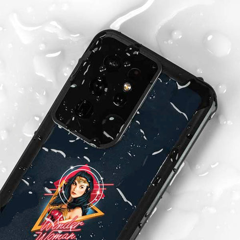 Wonder Woman 1984 (2020) Character Movie Poster Galaxy S24 Ultra Waterproof Case