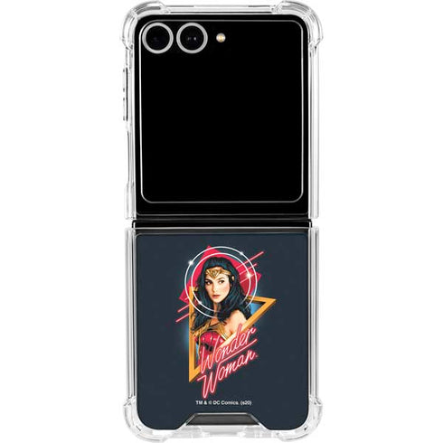 Wonder Woman 1984 (2020) Character Movie Poster Galaxy Z Flip7 Clear Case