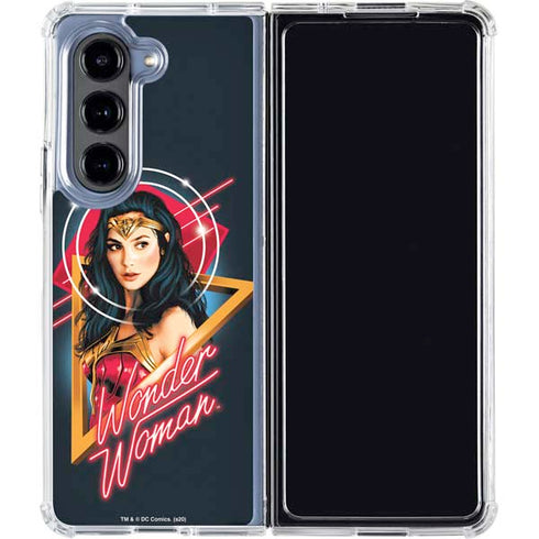 Wonder Woman 1984 (2020) Character Movie Poster Galaxy Z Fold5 5G Clear Case