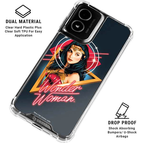 Wonder Woman 1984 (2020) Character Movie Poster Moto G Power 5G (2024) Clear Case