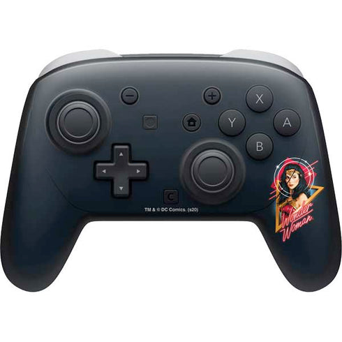 Wonder Woman 1984 (2020) Character Movie Poster Nintendo Switch 2 (2025) Pro Controller Skin