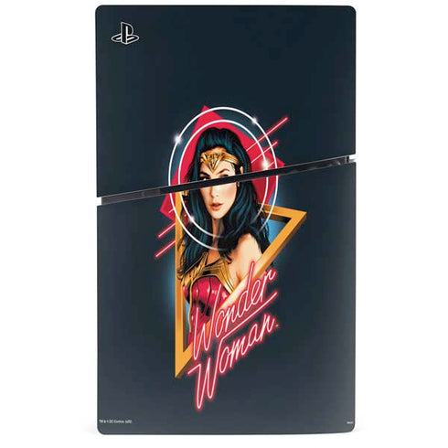 Wonder Woman 1984 (2020) Character Movie Poster PS5 Slim Digital Edition Console Skin