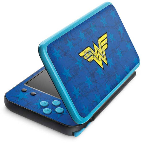 DC Comics Wonder Woman Emblem on Flag Nintendo Skins