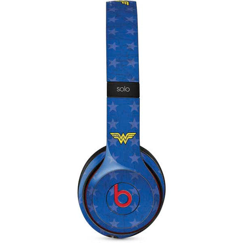 DC Comics Wonder Woman Emblem on Flag Beats Solo 3 Wireless Skin