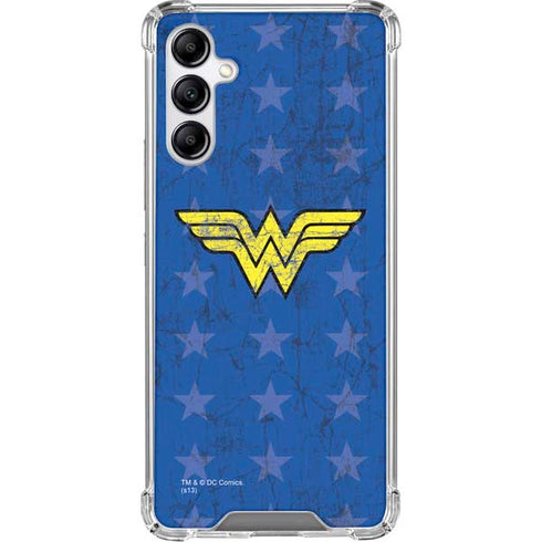 DC Comics Wonder Woman Emblem on Flag Gabb Phone 4 Clear Case