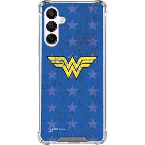DC Comics Wonder Woman Emblem on Flag Galaxy A16 5G Clear Case