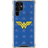 DC Comics Wonder Woman Emblem on Flag Galaxy S23 Ultra Clear Case