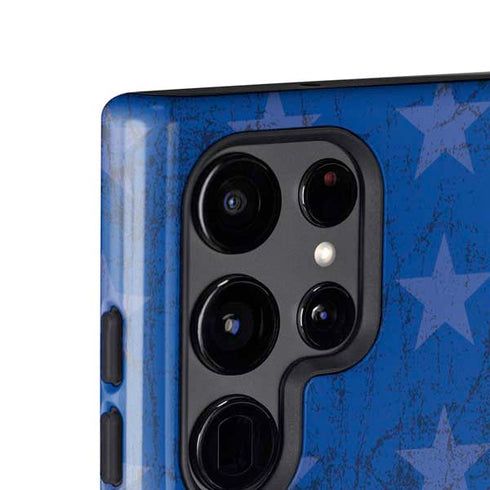 DC Comics Wonder Woman Emblem on Flag Galaxy S25 Ultra Impact Case