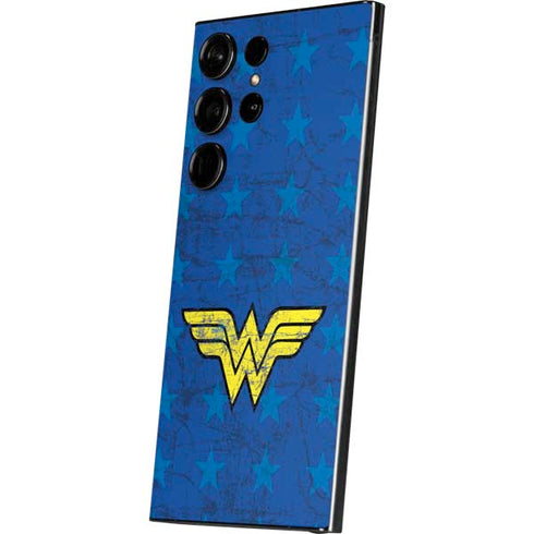 DC Comics Wonder Woman Emblem on Flag Galaxy S24 Ultra Skin