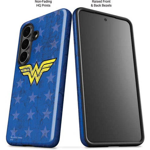 DC Comics Wonder Woman Emblem on Flag Galaxy S26 Impact Case