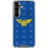 DC Comics Wonder Woman Emblem on Flag Galaxy S26 Plus Clear Case