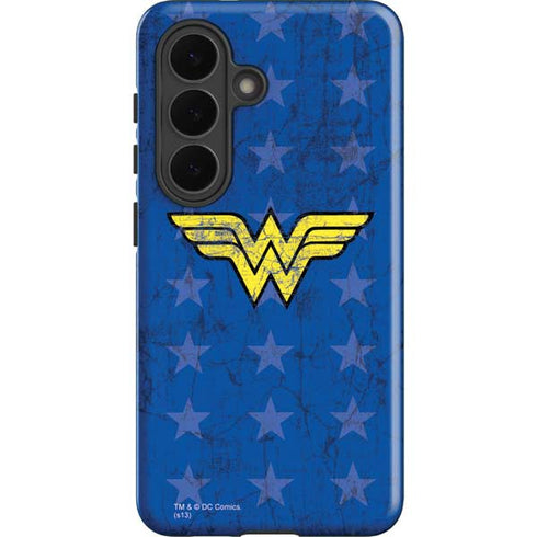 DC Comics Wonder Woman Emblem on Flag Galaxy S26 Plus Impact Case