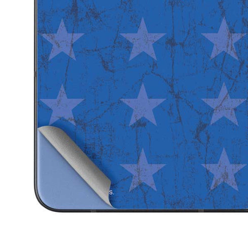 DC Comics Wonder Woman Emblem on Flag Galaxy Z Fold5 5G Skin