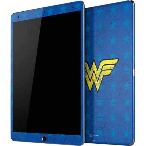 DC Comics Wonder Woman Emblem on Flag iPad Skins