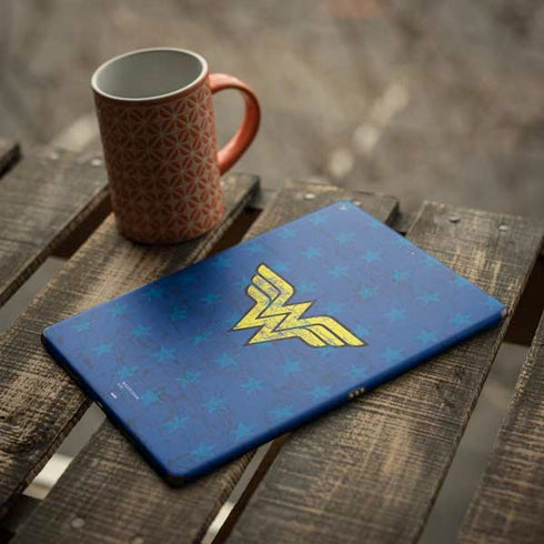DC Comics Wonder Woman Emblem on Flag iPad Skins