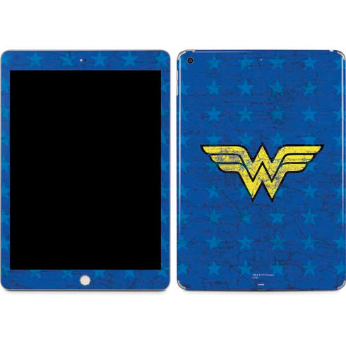 DC Comics Wonder Woman Emblem on Flag Apple iPad Skin