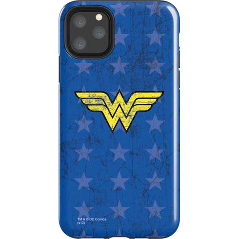 DC Comics Wonder Woman Emblem on Flag iPhone Cases