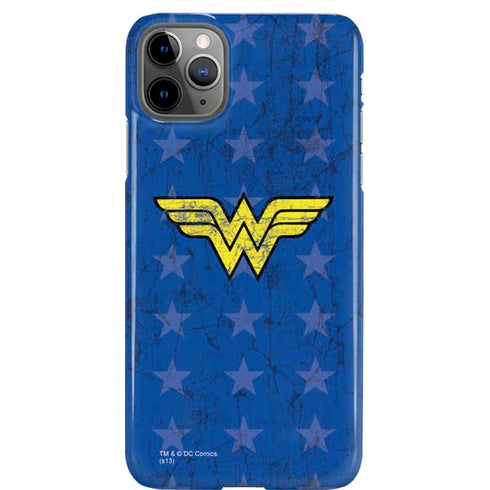 DC Comics Wonder Woman Emblem on Flag iPhone Cases