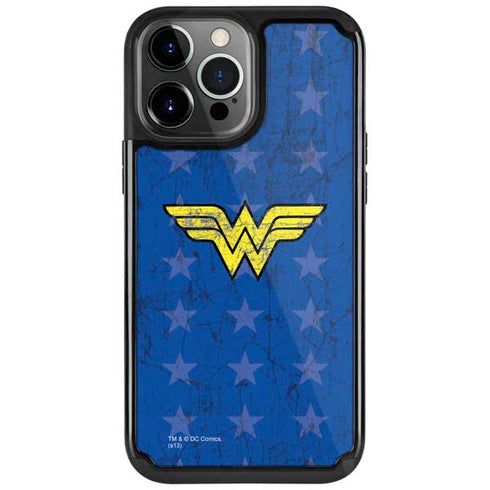 DC Comics Wonder Woman Emblem on Flag iPhone Cases