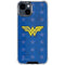 DC Comics Wonder Woman Emblem on Flag iPhone 15 Clear Case