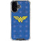 DC Comics Wonder Woman Emblem on Flag iPhone 16 Clear Case