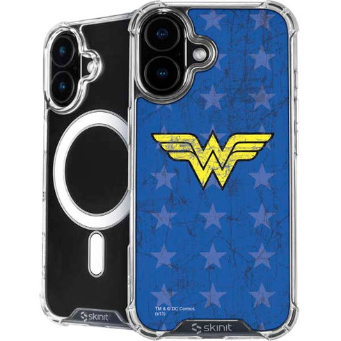 DC Comics Wonder Woman Emblem on Flag iPhone 16 MagSafe Case