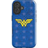 DC Comics Wonder Woman Emblem on Flag iPhone 16 Plus Impact Case
