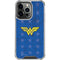 DC Comics Wonder Woman Emblem on Flag iPhone 16 Pro Clear Case