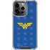 DC Comics Wonder Woman Emblem on Flag iPhone 16 Pro Clear Case