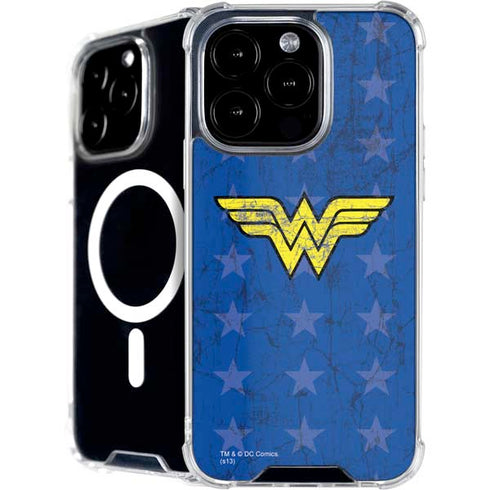 DC Comics Wonder Woman Emblem on Flag iPhone 16 Pro MagSafe Case