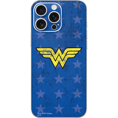 DC Comics Wonder Woman Emblem on Flag iPhone 16 Pro Max Skin