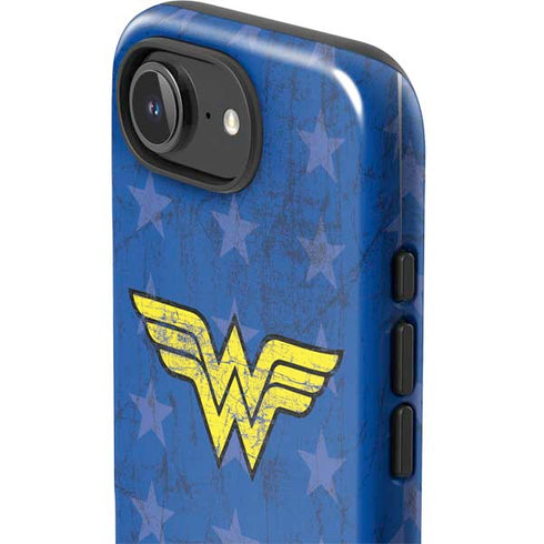 DC Comics Wonder Woman Emblem on Flag iPhone 16e Impact Case