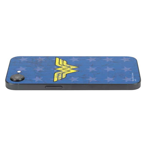 DC Comics Wonder Woman Emblem on Flag iPhone 16e Skin