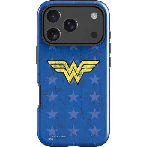 DC Comics Wonder Woman Emblem on Flag iPhone 18 Pro Impact Case