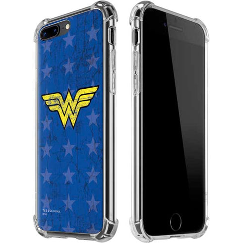 DC Comics Wonder Woman Emblem on Flag iPhone Cases
