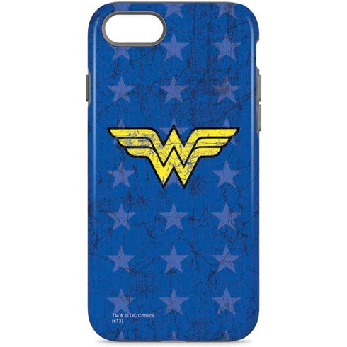 DC Comics Wonder Woman Emblem on Flag iPhone Cases