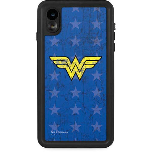 DC Comics Wonder Woman Emblem on Flag iPhone Cases