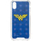 DC Comics Wonder Woman Emblem on Flag iPhone XS Clear Case