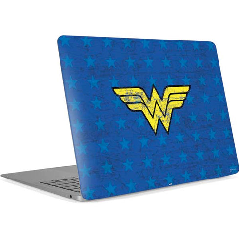 DC Comics Wonder Woman Emblem on Flag Apple MacBook Air Skin