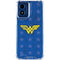 DC Comics Wonder Woman Emblem on Flag Moto G Play 4G (2024) Clear Case