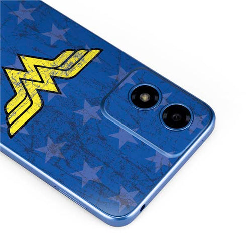 DC Comics Wonder Woman Emblem on Flag Moto G Play 4G (2024) Skin