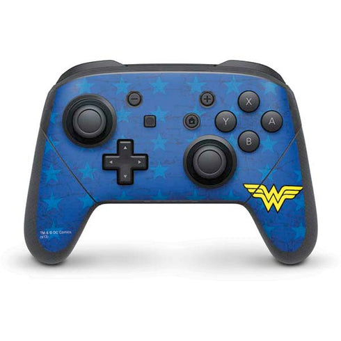 DC Comics Wonder Woman Emblem on Flag Nintendo Skins